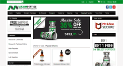 Desktop Screenshot of maximpeptide.com